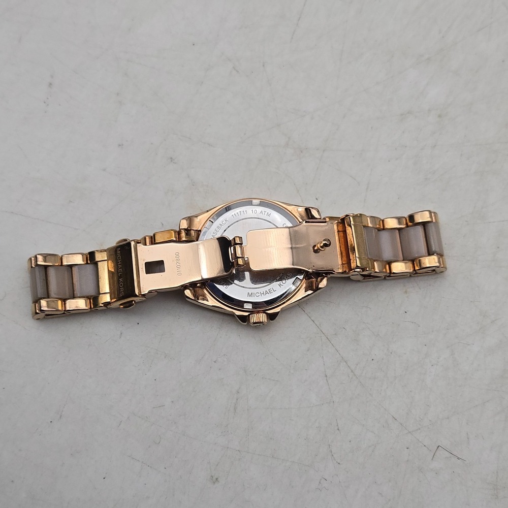 Michael Kors Chronograph Women's Mini Blair Rose Gold Tone Watch MK6175 - Picture 12 of 16
